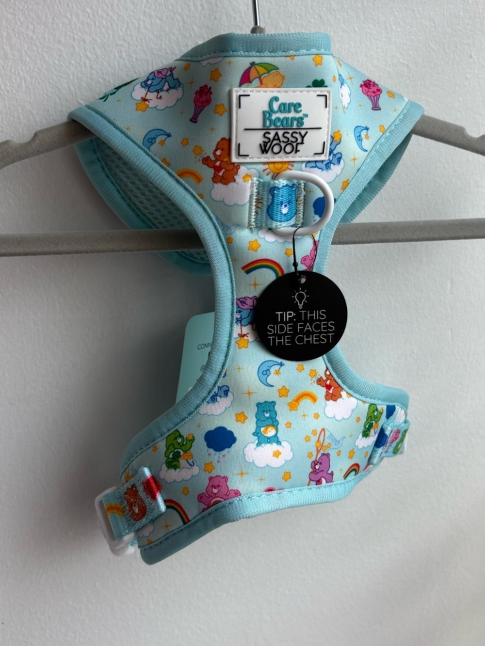 Sassy Woof x Care Bears Blue Dog Harness